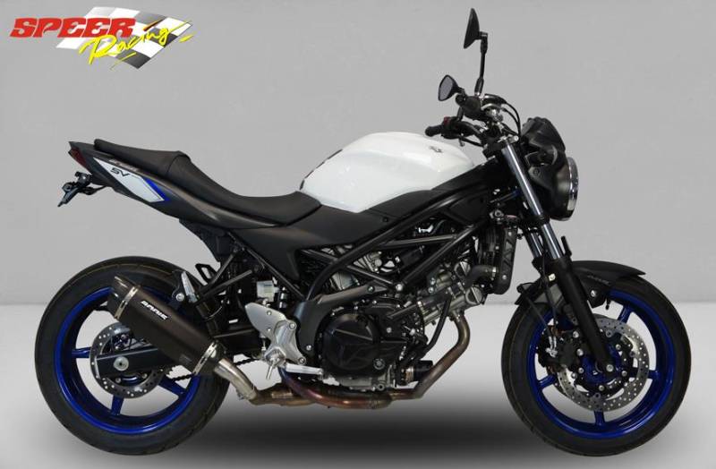 Sport Auspuff Bodis P-TEC IIN Edelstahl Black Suzuki SFV 650 Gladius/SV 650 Bj.2016-2024 EURO4/EURO5 von Bodis