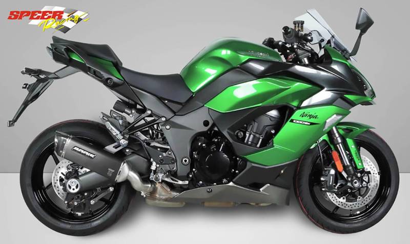 Sport Auspuff Bodis V4-M-CA Black Kawasaki Ninja 1000 SX Bj.2020-2024 EURO4/5 +ABE/eintragungsfrei von Bodis