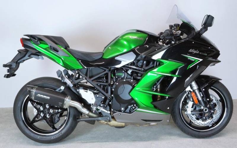 Sport Auspuff Bodis V4-M-CA Black Kawasaki Ninja H2SX/H2SX-SE Bj.2022-2024 EURO5 ABE/eintragungsfrei von Bodis