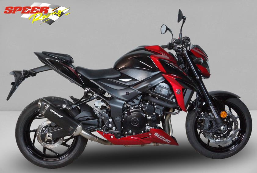 Sport Auspuff Bodis V4-M-CA Black Suzuki GSX-S 750 Bj.2017-2021 EURO-4/EURO-5 eintragungsfrei von Bodis