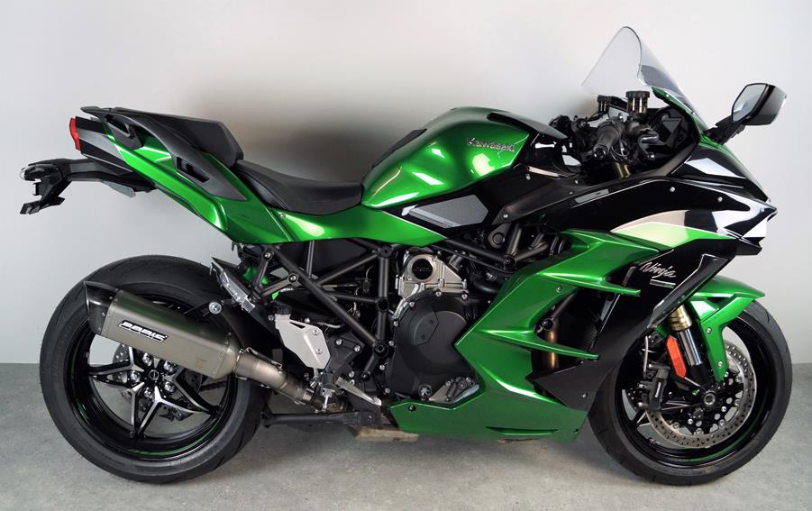 Sport Auspuff Bodis V4-M-CA Full TITAN Kawasaki Ninja H2 1000 SX Bj.2018-2021 EURO4 eintragungsfrei von Bodis