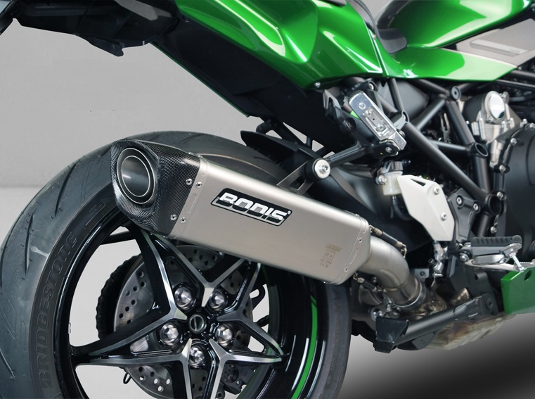 Sport Auspuff Bodis V4-M-CA Full TITAN Kawasaki Ninja H2 1000 SX Bj.2022-2024 EURO5 eintragungsfrei von Bodis