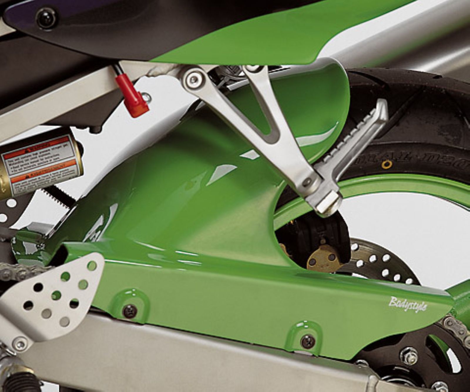 Bodystyle 6530578 hinterradabdeckung - unlackiert kotflügel kawasaki zx-6r zx600g von Bodystyle