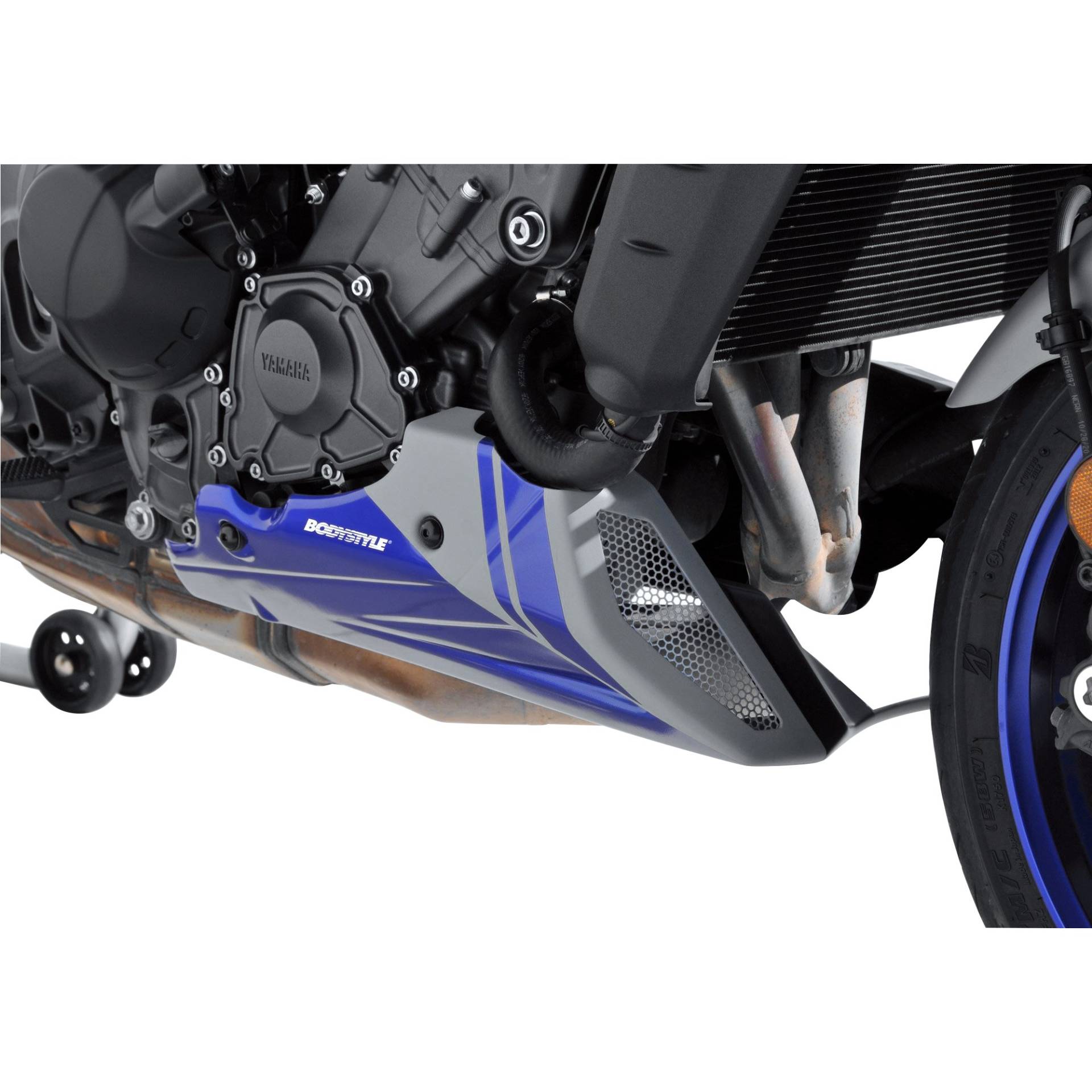 Bodystyle Bugspoiler Sportsline blau/grau für Yamaha MT-09 2021- von Bodystyle