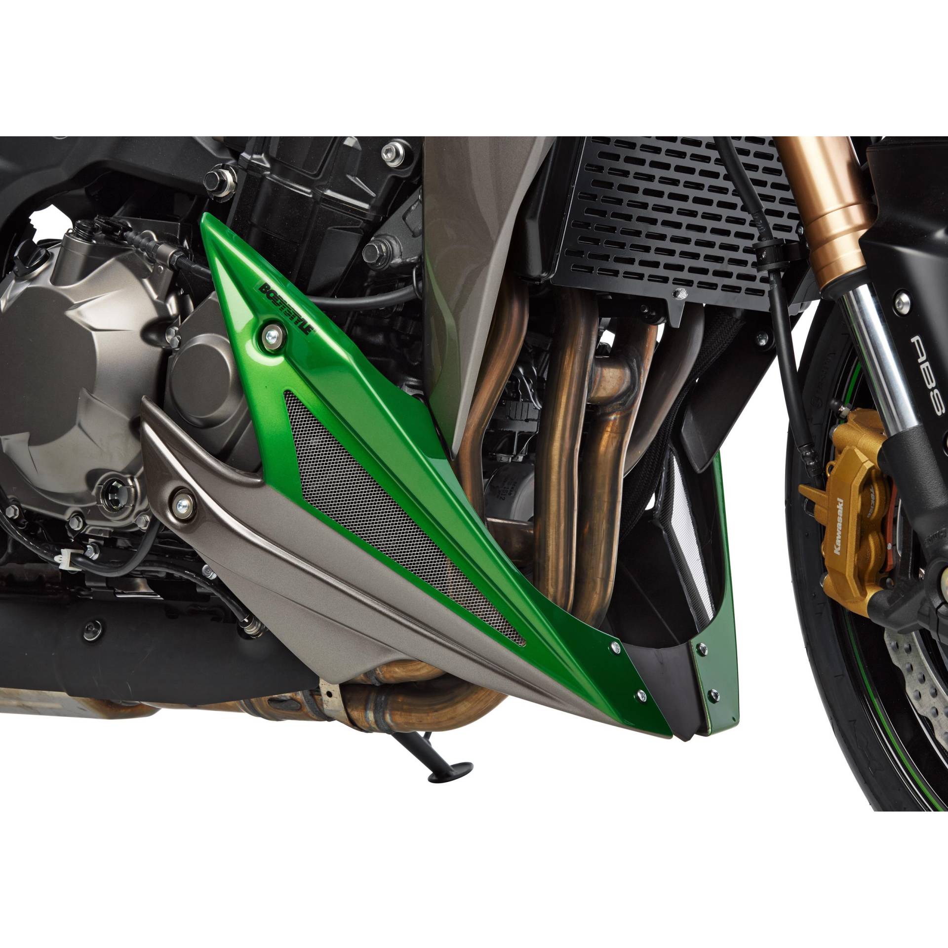 Bodystyle Bugspoiler Sportsline grün für Kawasaki Z 650 RS von Bodystyle