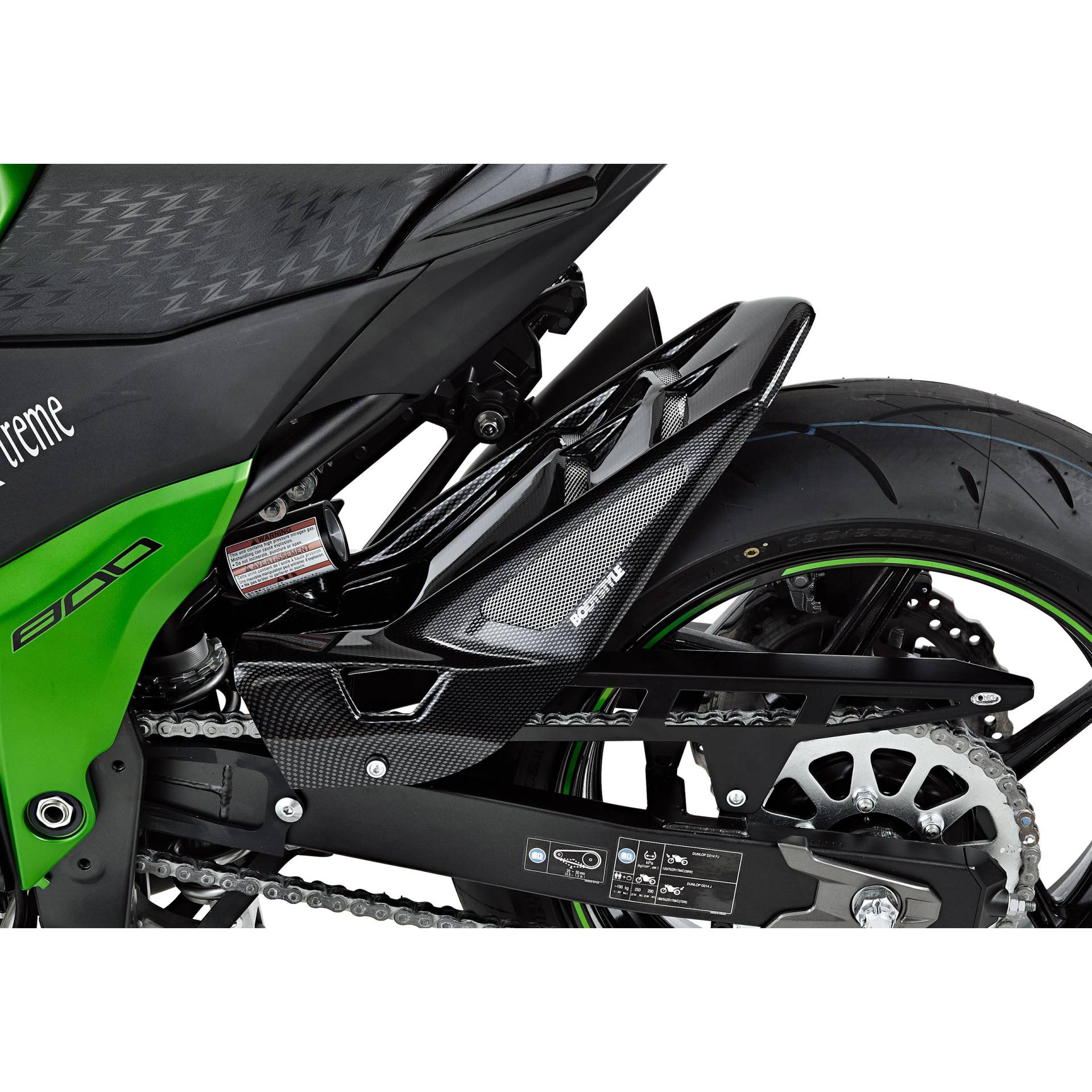 Bodystyle Hinterradabdeckung Raceline für Kawasaki Z 800 /e von Bodystyle