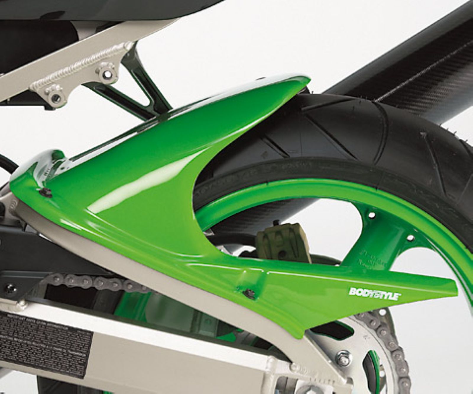 Hinterradabdeckung - unlackiert kotflügel kawasaki zx-9r zx900ef von Bodystyle