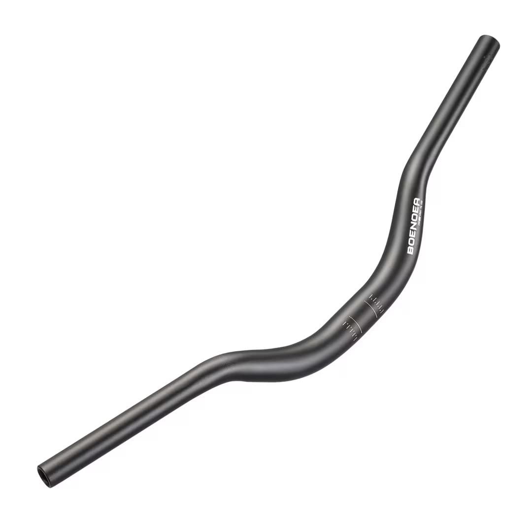 Boenoea FahrradLenker MTB Lenker 25.4mm/31.8mm* 620MM Riser Bar Aluminiumlegierung für Mountainbike und Rennrad von Boenoea