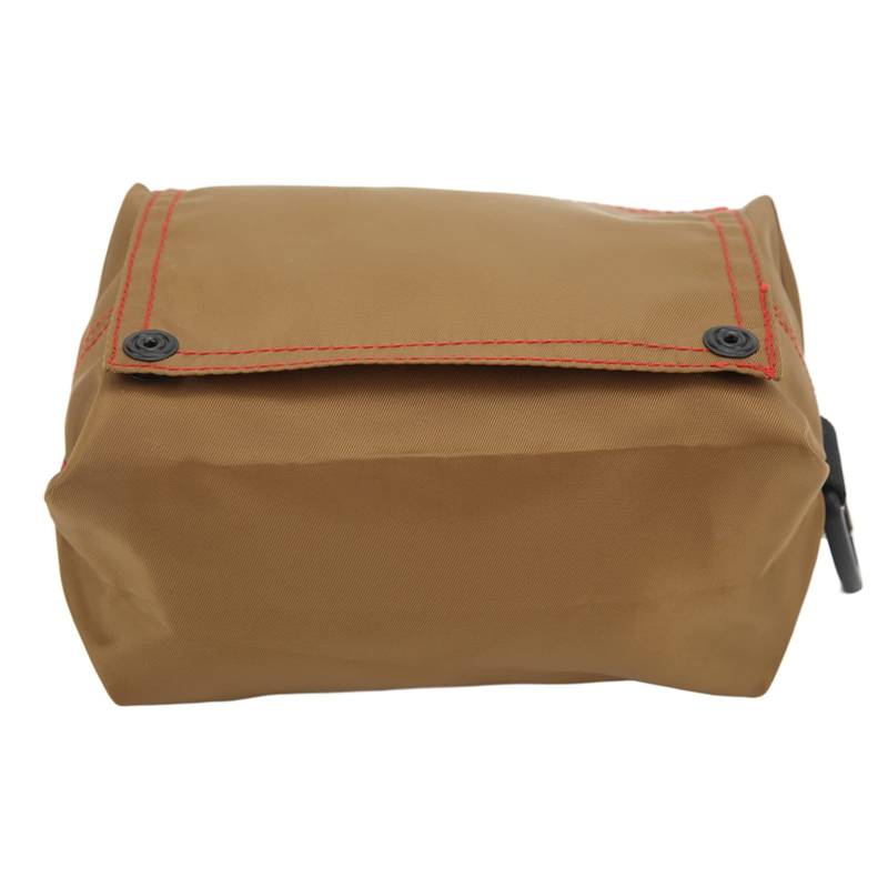 Bognajin wasserdichte Vintage-Servietten-Aufbewahrungstasche für den Außenbereich, Leichter tragbarer Auto-Taschentuchhalter für Campingreisen, Faltbarer staubdichter (Brown) von Bognajin