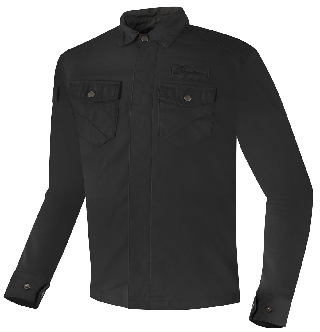 Bogotto B-Swift Motorrad Hemd, schwarz, 2XL von Bogotto