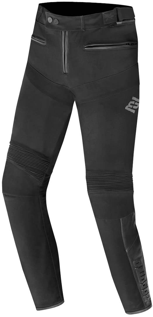 Bogotto Blizzard-X wasserdichte Motorrad Textilhose, schwarz, M von Bogotto