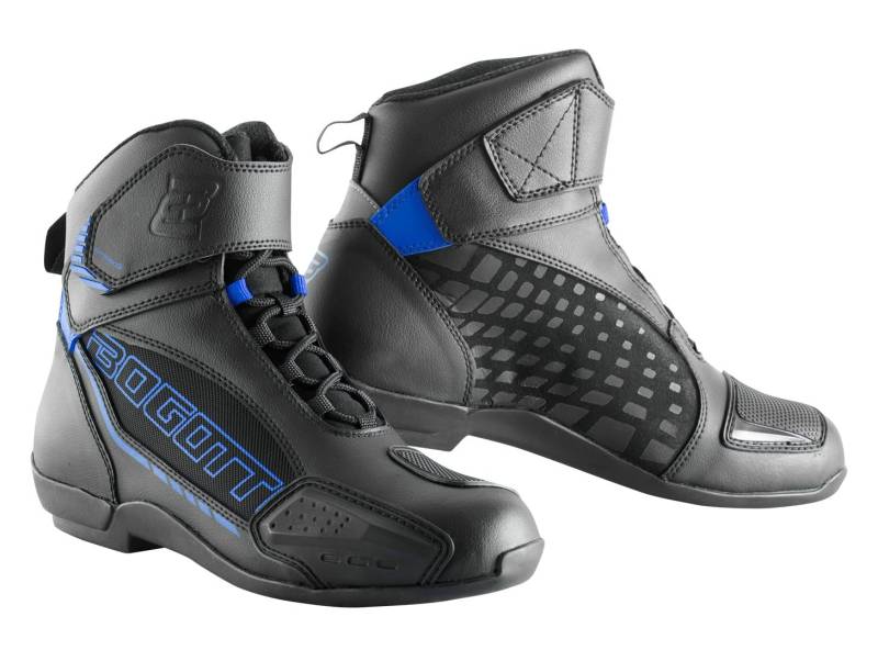 Bogotto GPX Motorradschuhe, schwarz/blau, 40 von Bogotto