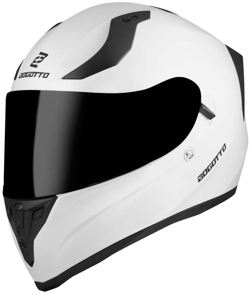 Bogotto H128 Solid Helm, weiß, M von Bogotto