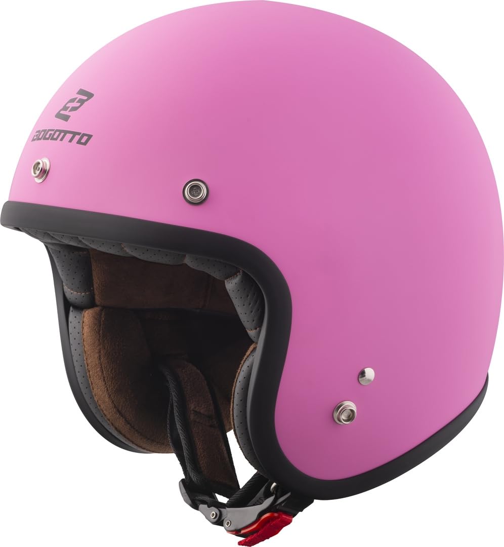 Bogotto H541 Solid Jethelm, pink matt, XL von Bogotto