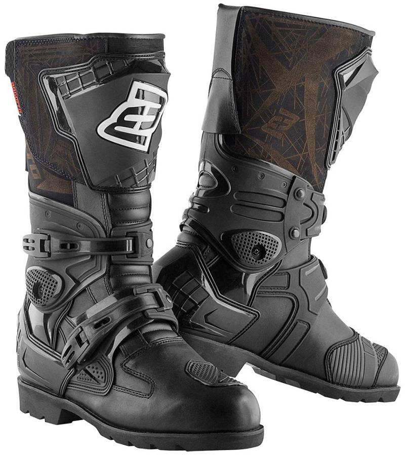 Bogotto Montevideo wasserdichte Enduro/Motocross Stiefel, schwarz, 42 von Bogotto