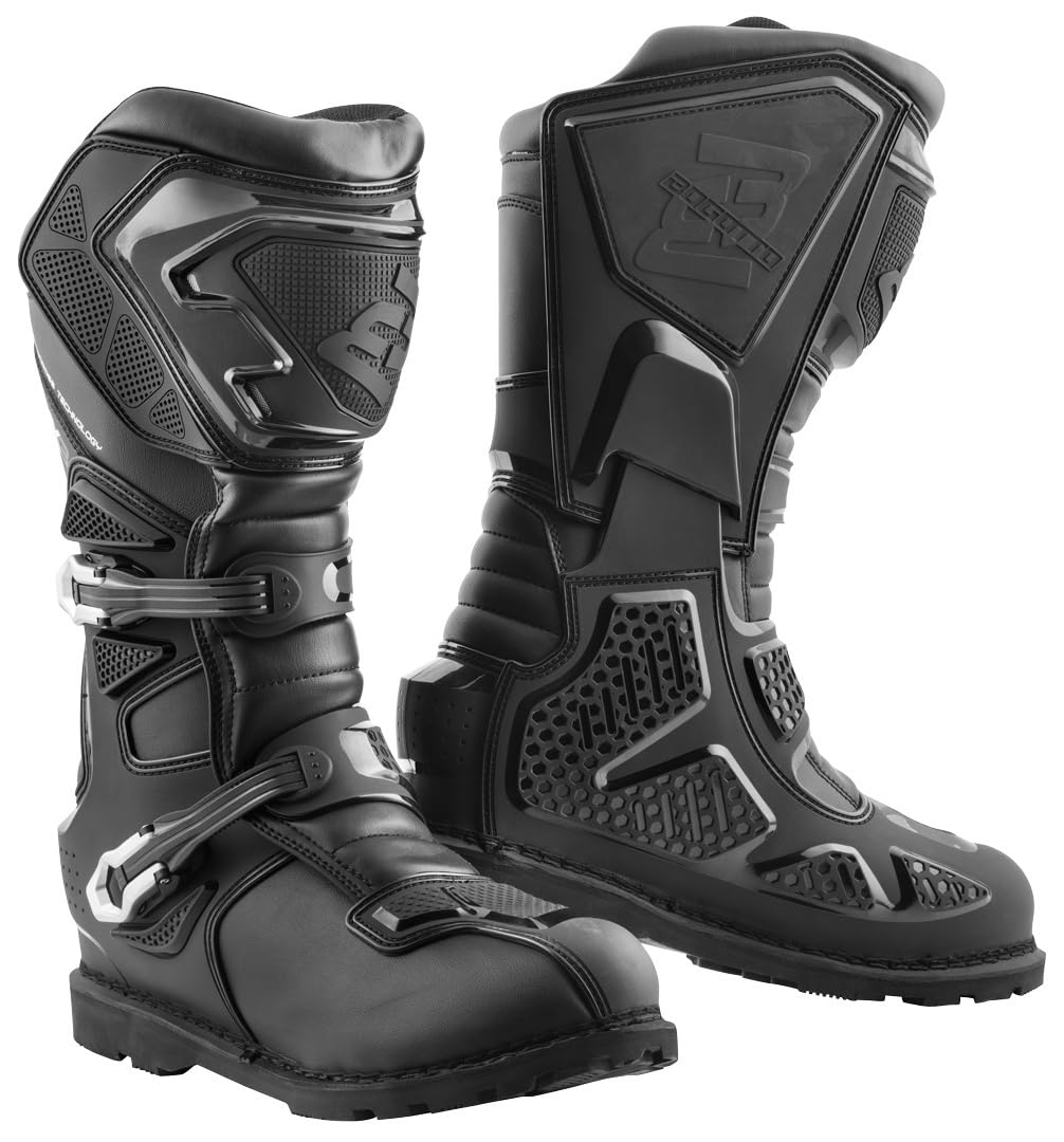 Bogotto RMX3 wasserdichte Enduro/Motocross Stiefel, schwarz, 40 von Bogotto