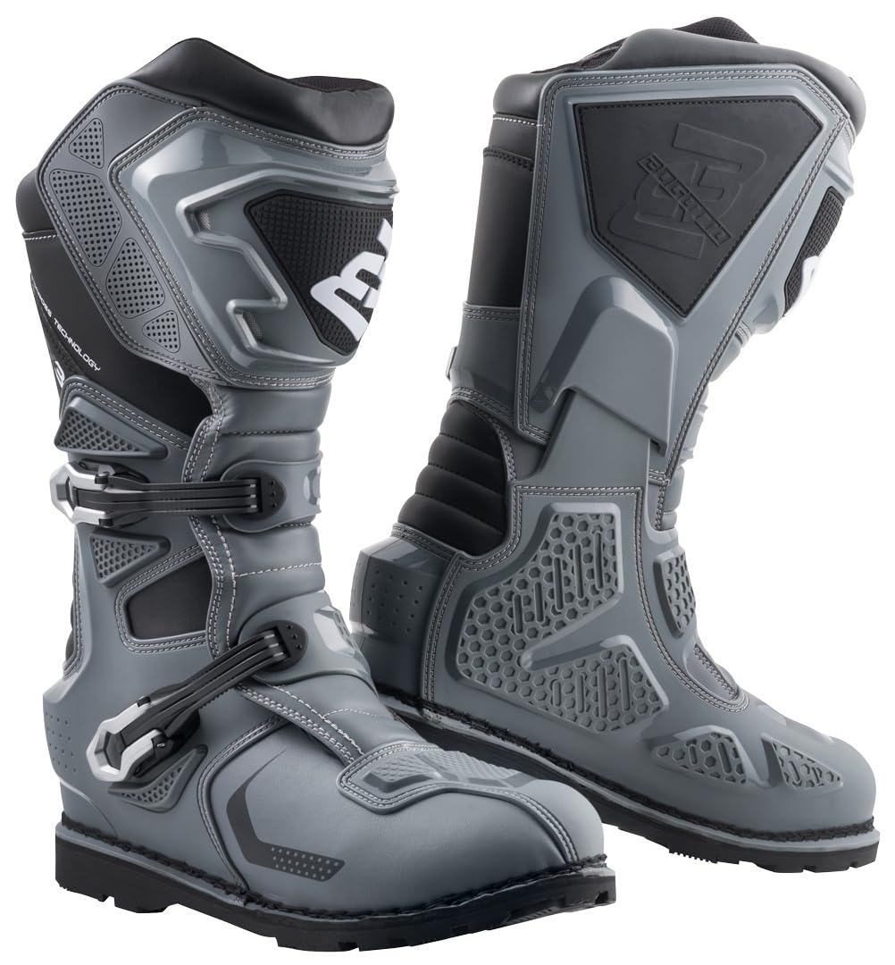 Bogotto RMX3 wasserdichte Enduro/Motocross Stiefel, schwarz/grau, 40 von Bogotto