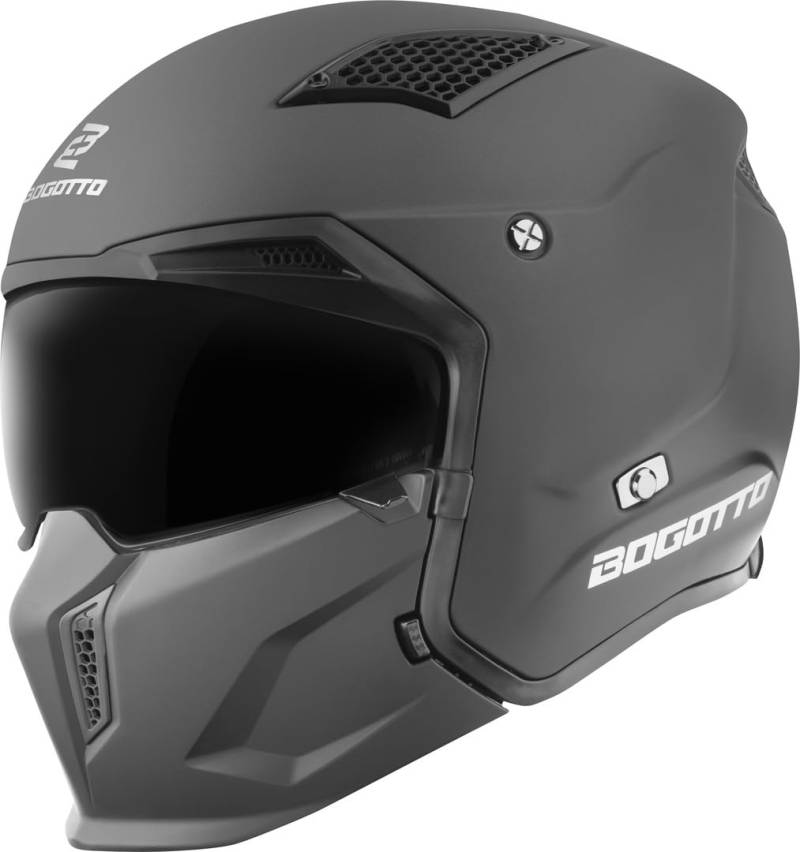 Bogotto Radic 22.06 Helm, schwarz/matt, L von Bogotto