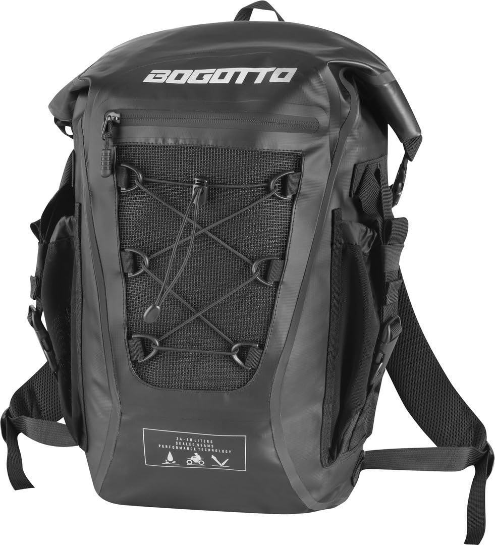 Bogotto Terreno Roll-Top wasserdichter Motorrad Rucksack von Bogotto