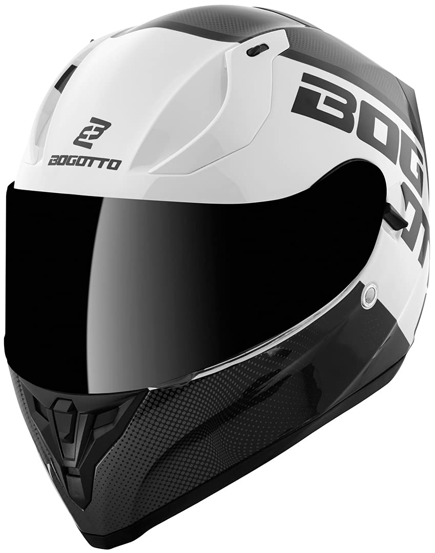 Bogotto V128 BG-X Helm, schwarz/weiß, XL von Bogotto