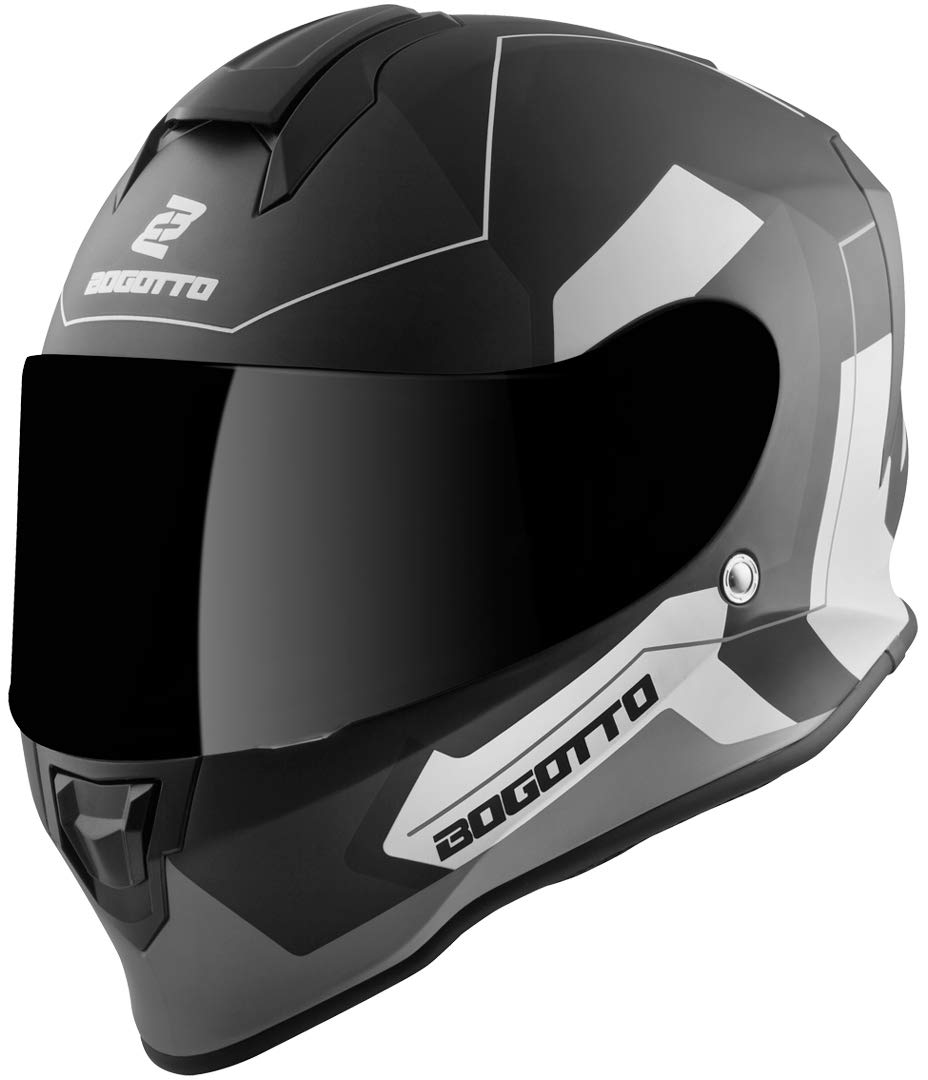 Bogotto V151 Sacro Helm, schwarz matt/grau, XL von Bogotto