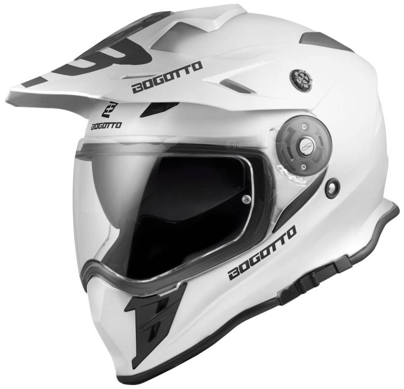 Bogotto V331 Enduro Helm, weiß, L von Bogotto