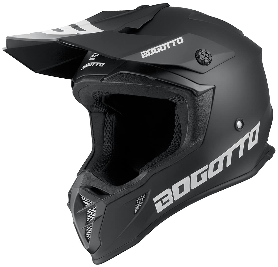 Bogotto V332 Motocross Helm, schwarz/matt, XL von Bogotto