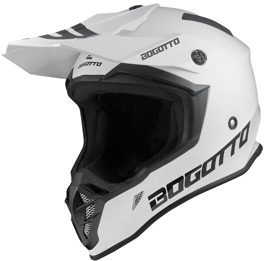 Bogotto V332 Motocross Helm, weiß, L von Bogotto