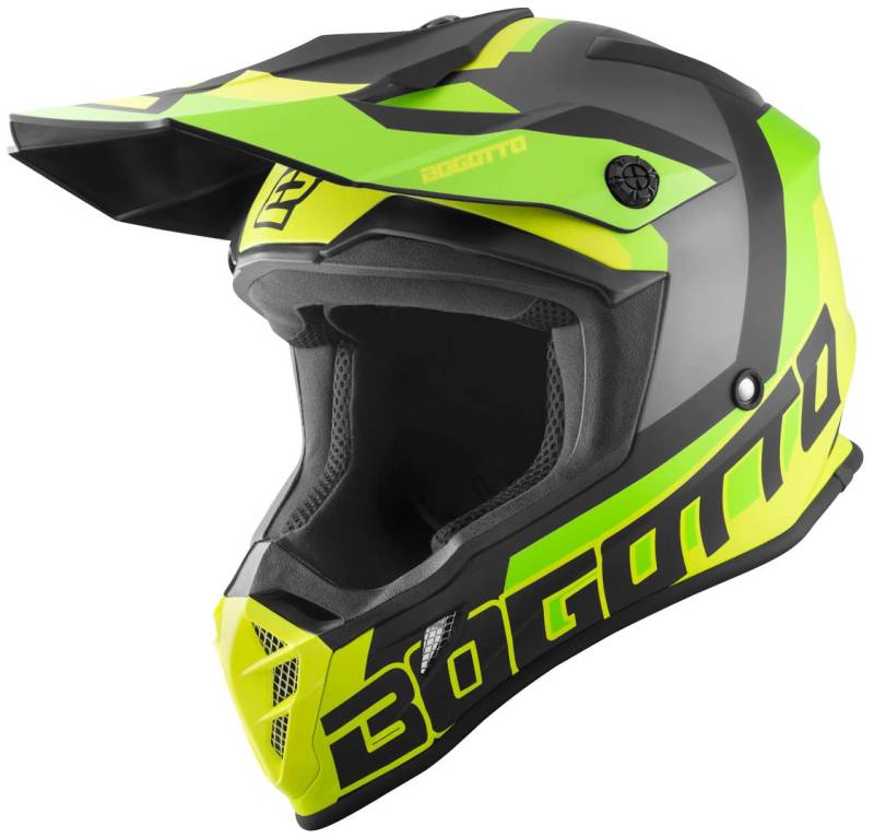 Bogotto V332 Unit Motocross Helm, gelb, L von Bogotto