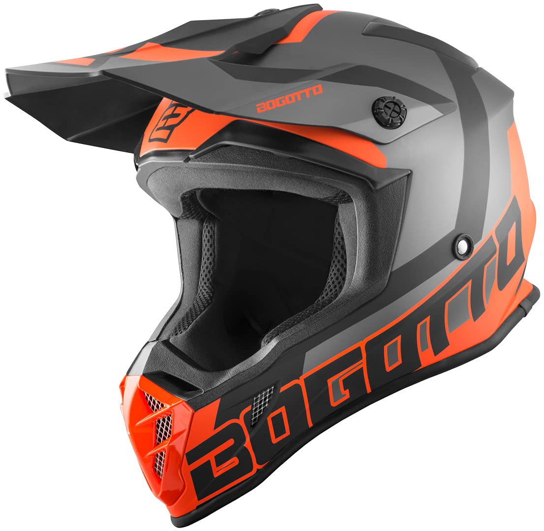 Bogotto V332 Unit Motocross Helm, orange, XL von Bogotto