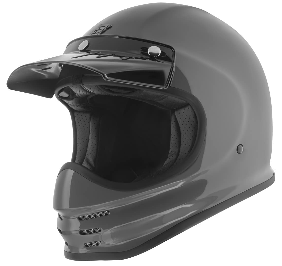 Bogotto V381 Fiberglas Helm, grau, M von Bogotto