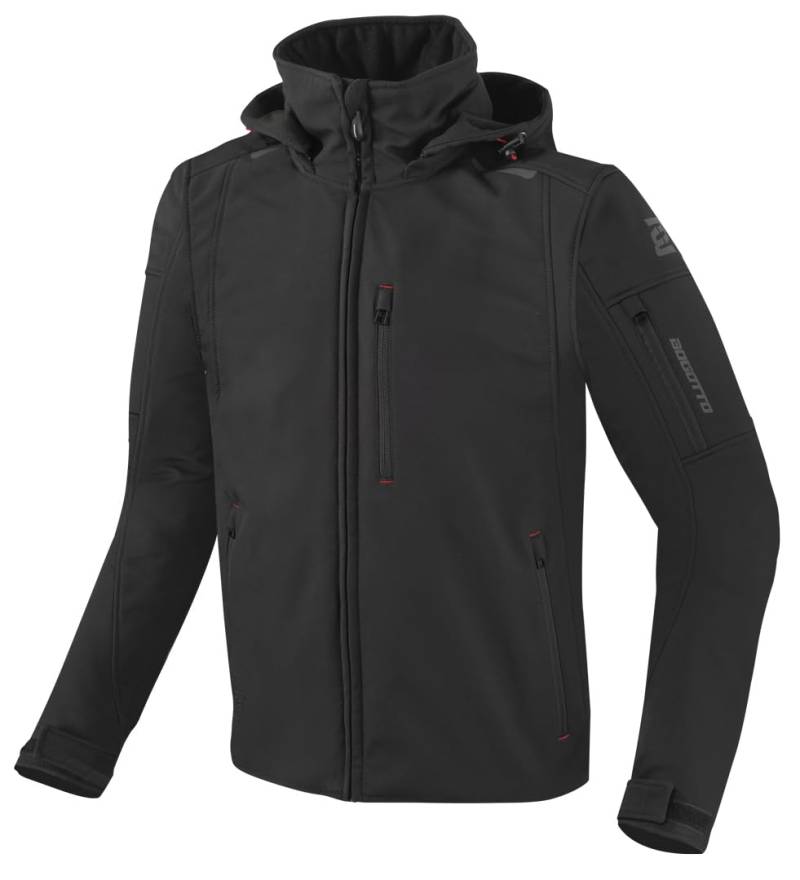 Bogotto Win-D Motorrad Textiljacke, schwarz, 4XL von Bogotto