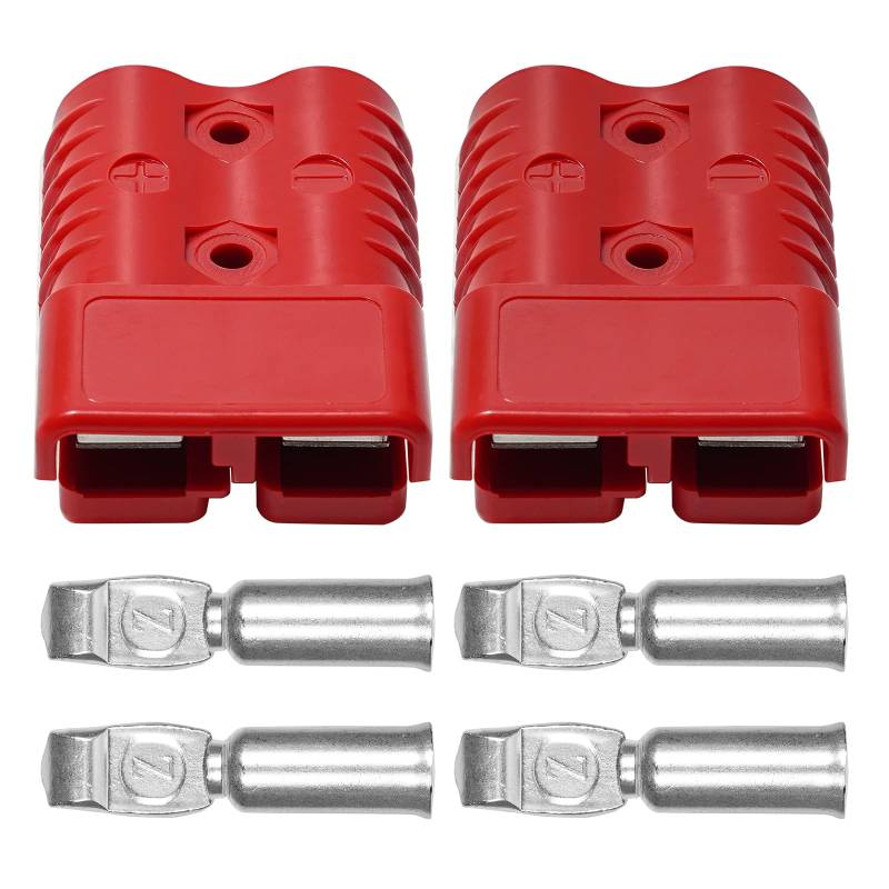 Bohaner Stecker Anderson Stecker 175A 600 V rot Stecker Kabelklemme Batteriestrom von Bohaner