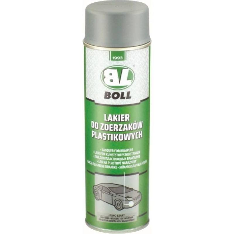 Boll 500 ml Lack Lackspray Kunststofflack Stoßstangenlack Sprühdose HELLGRAU 001014 von Boll