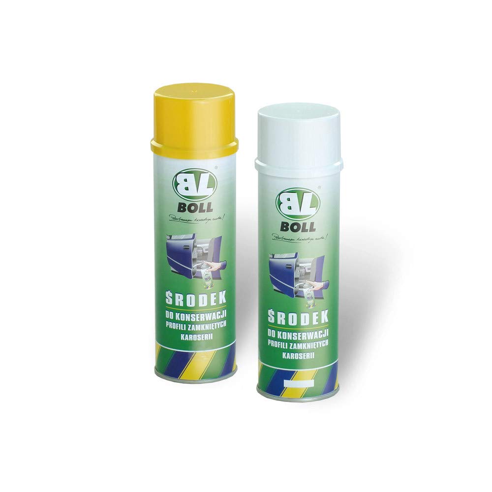 Boll 500ml Spray Unterbodenschutz Konservierung Hohlraumversiegelung Wachsbasis Farbe: weiß 0010102 von Boll