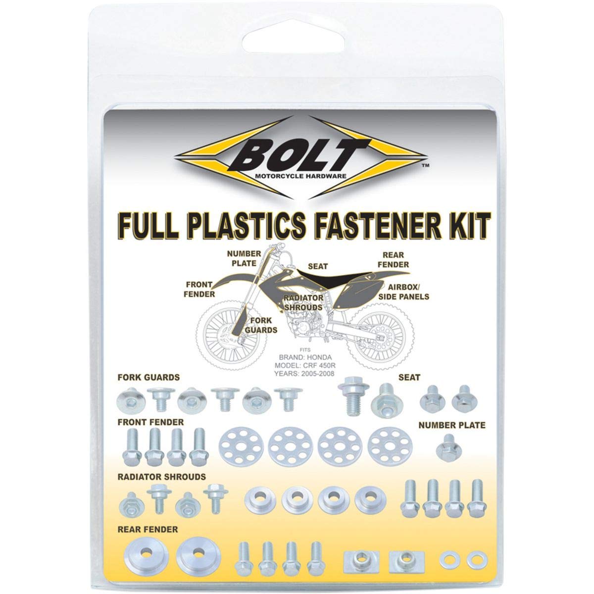 Bolt MC Hardware KAW-1600004 Kawasaki Karosseriebefestigungssatz von Bolt Motorcycle Hardware