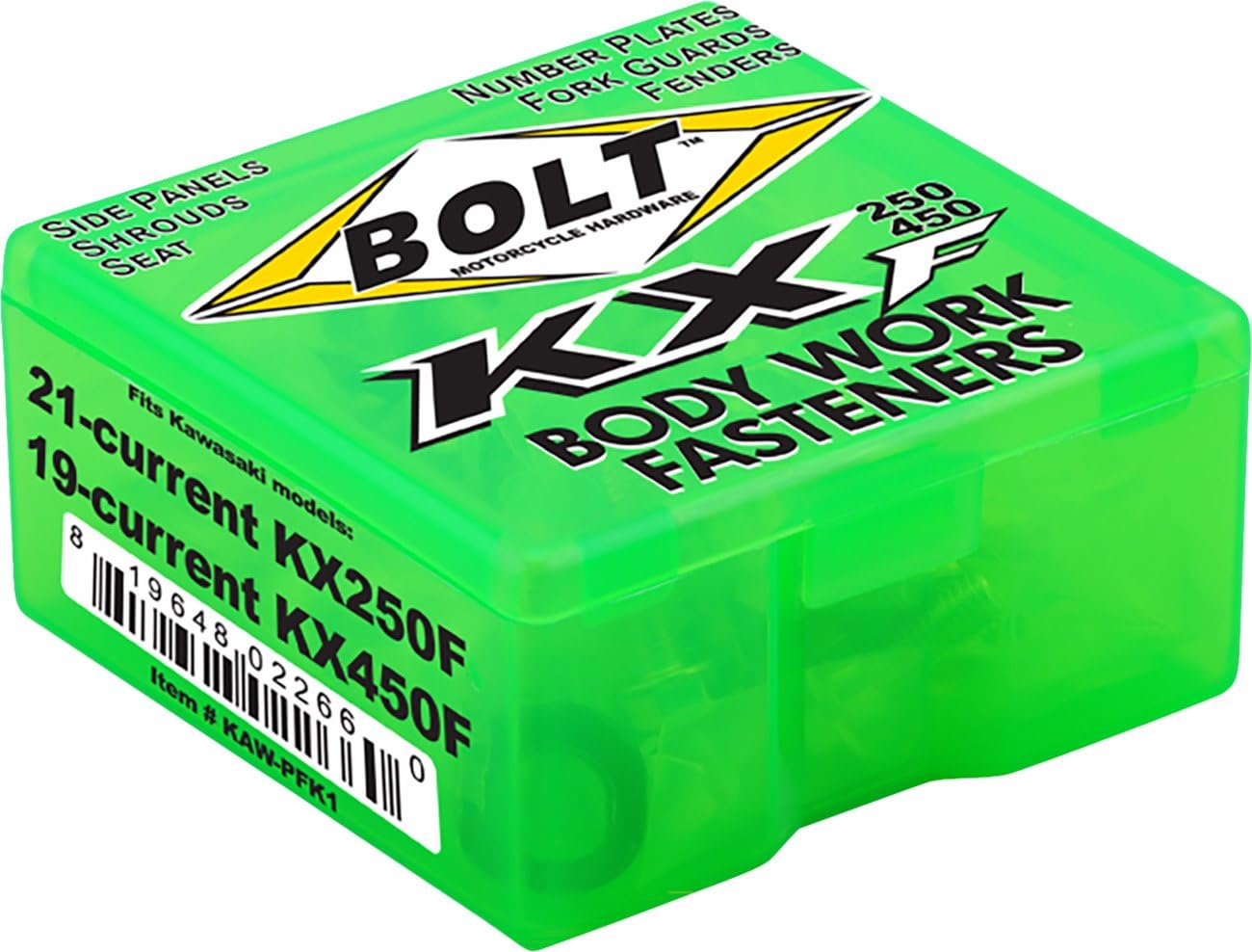 Bolt Mc Hardware KAW-PFK1 Vollkunststoff-Befestigungsset von Bolt Motorcycle Hardware