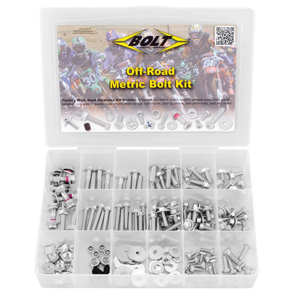 Bolt Motorrad Hardware (2004-pp) Japanische Offroad Metrisches Universal Bolt Kit von Bolt Motorcycle Hardware