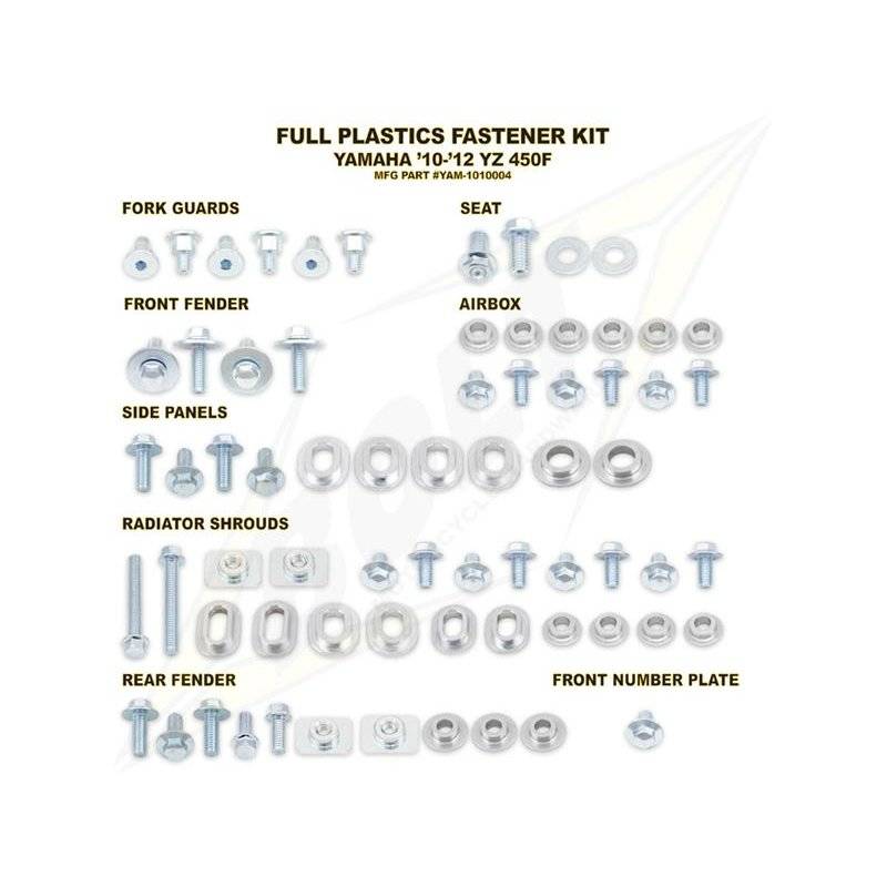 Bolt Schraubenkit Für Plastikteile Yzf 450 10- von Bolt