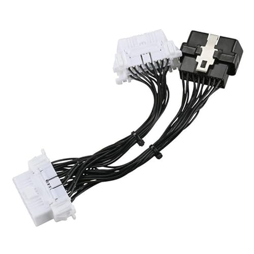 Bolwins A03S OBD2 Verlängerungskabel – 16 Pin Y-Splitter Adapter, 20 cm – Robustes Diagnosekabel für KFZ, Auto & LKW – OBD2 Adapter für Diagnosegerät, Code Reader & Scanner von Bolwins