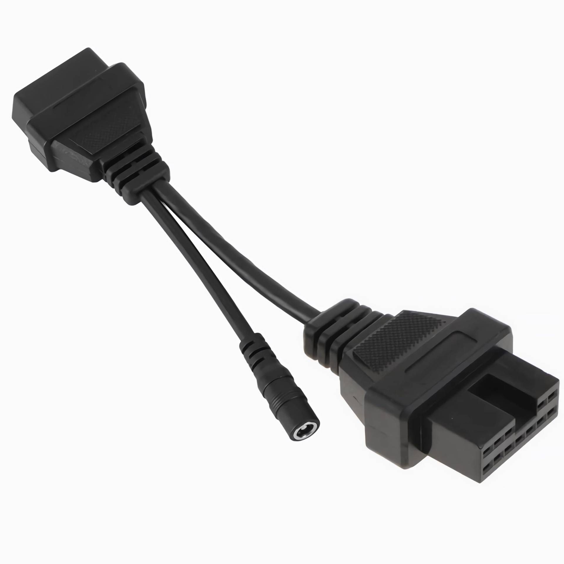 L07CS Auto Diagnosekabel OBD zu OBD2 Adapter 12pin auf 16pin Diagnose Fehler Auslesen passend für Mitsubishi, Diagnose Adapter Kabel 12-Pin Stecker auf 16-Pin, Kabellänge: ca. 20cm von Bolwins