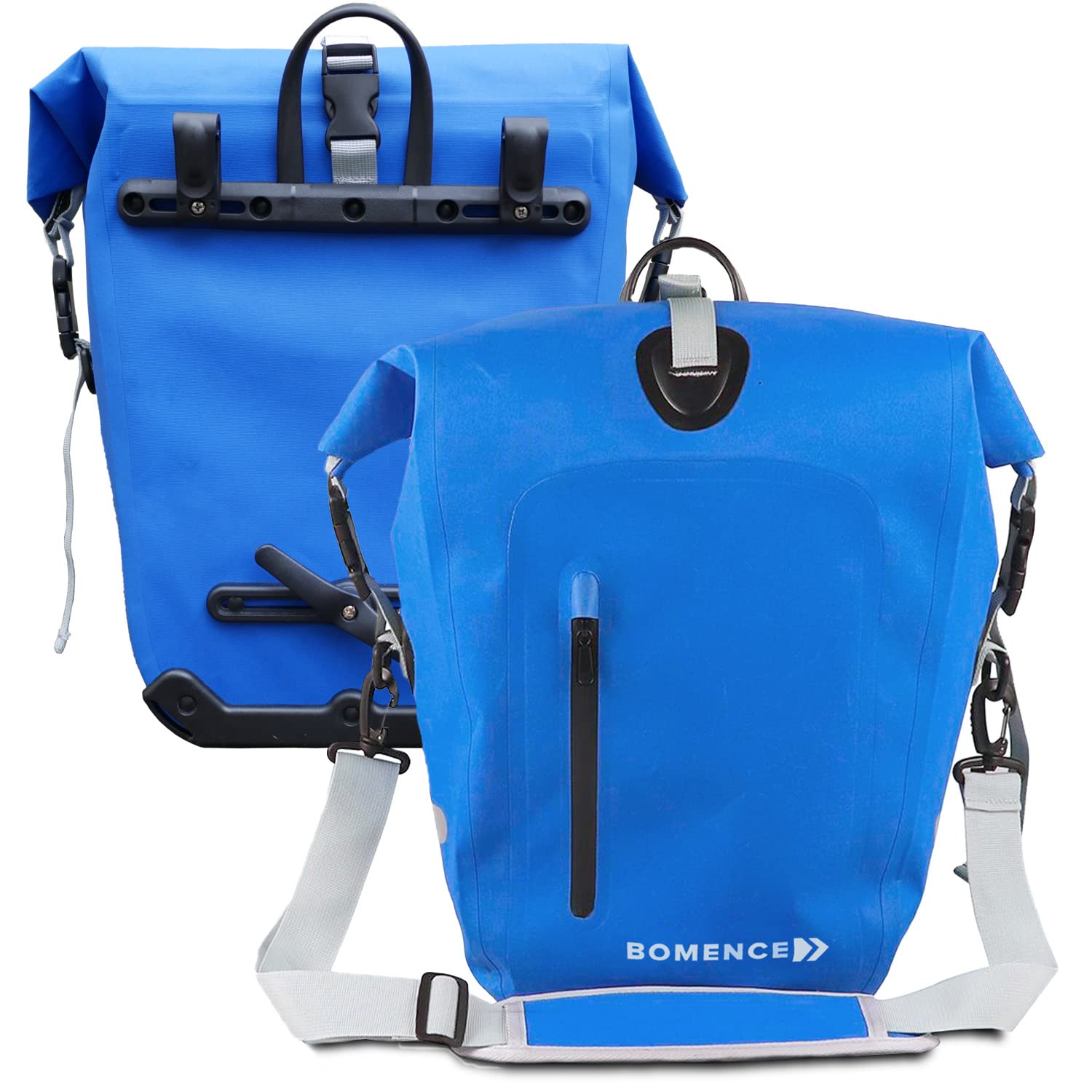 Bomence Gepäckträgertasche Fahrradtaschen Packtaschen Fahrrad (Blau Set) von Bomence