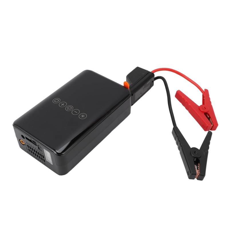 Bonbela 120 W 150 Psi Reifenfüller Jump Stater mit Manometer, Taschenlampe, Digitaler Bildschirm, 6000 MAh, Kabellose Reifenluftpumpe für Fahrrad, Motorrad, Auto von Bonbela