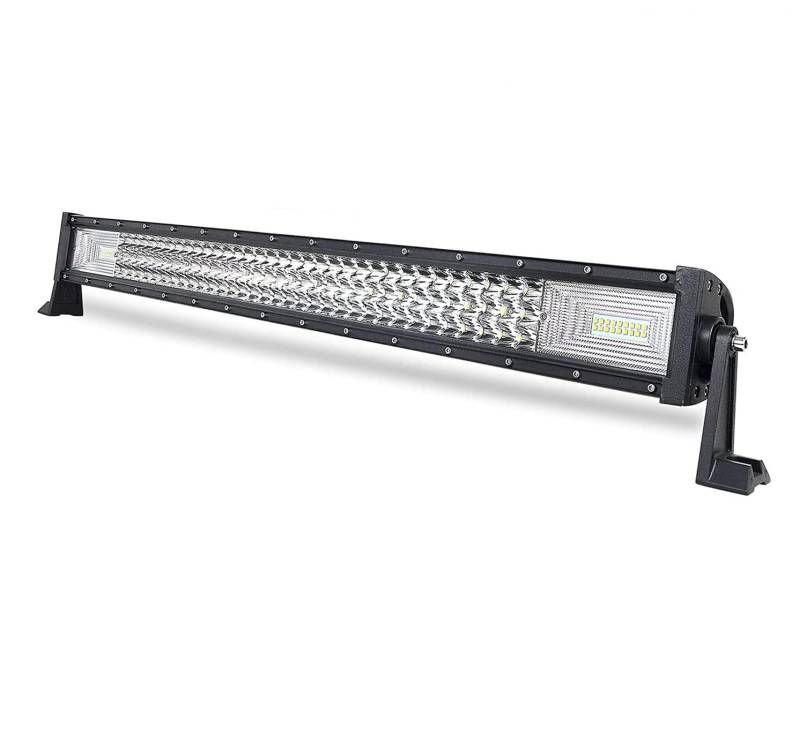 Boncak 42 Zoll 540W Dreireihiger LED LICHTLEISTE 7D Arbeitsscheinwerfer Zusatzscheinwerfer LED Light Bar Offroad Flutlicht Scheinwerfer 6000K Wasserdicht IP68 Traktor LKW SUV von Boncak