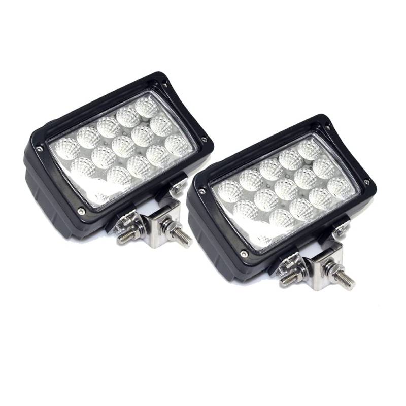 Boncak LED Arbeitsscheinwerfer, 2 X 45W Rechteck Zusatzscheinwerfer Scheinwerfer Flutlicht Reflektor worklight für Bagger Trecker … von Boncak