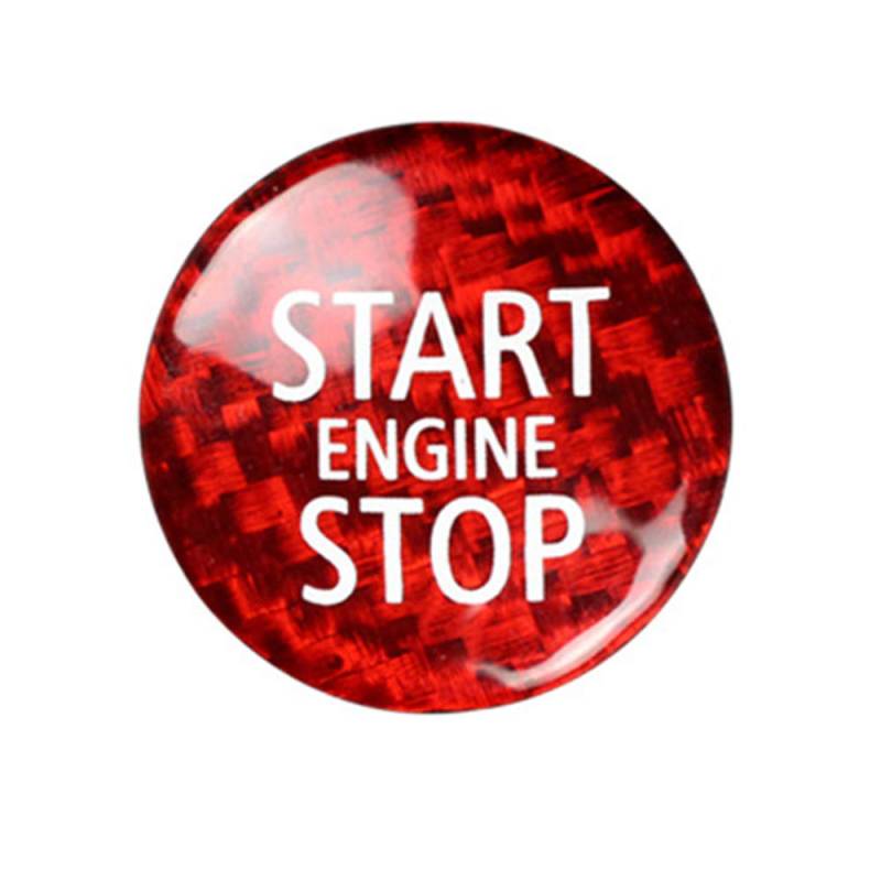 Bonkshire Kohle Faser Motor Start Stop Knopf Innen Raum Trim Abdeckung Aufkleber für R55 R56 R57 R58 R59 R60 R61(A) von Bonkshire