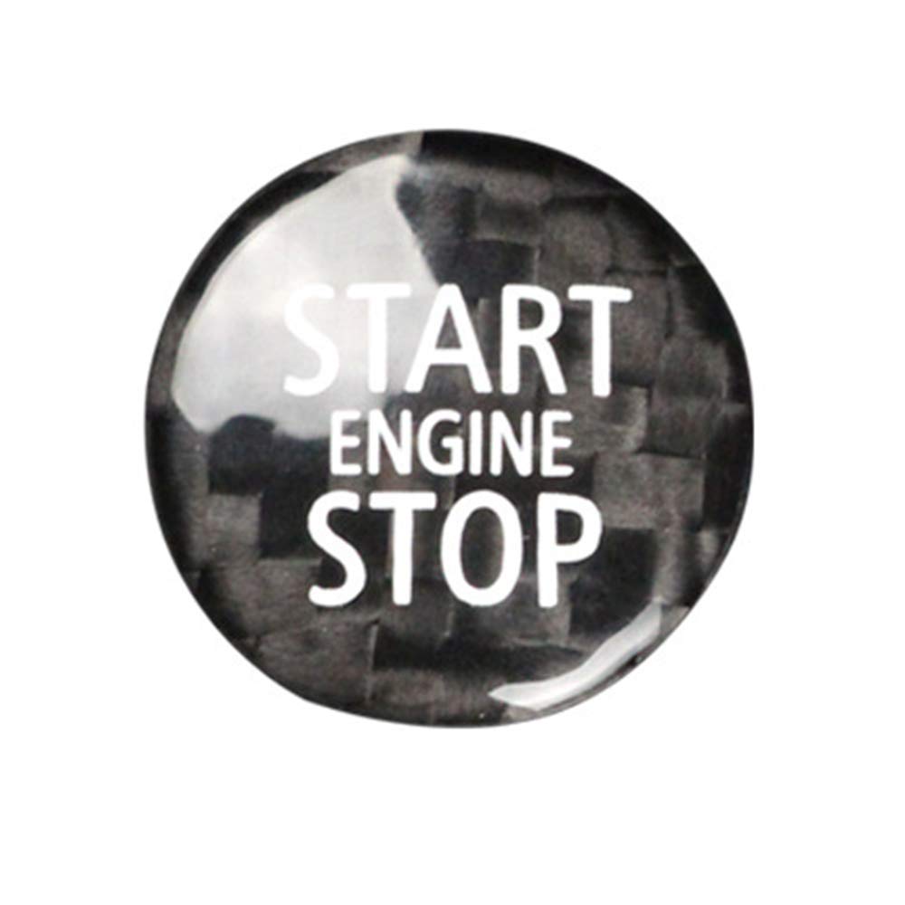 Bonkshire Kohle Faser Motor Start Stop Knopf Innen Raum Trim Abdeckung Aufkleber für R55 R56 R57 R58 R59 R60 R61(B) von Bonkshire