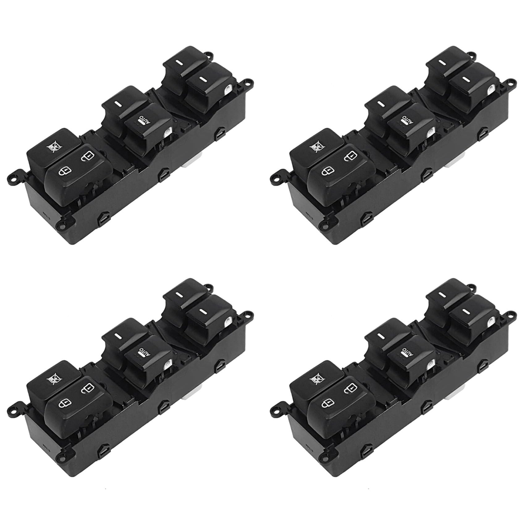 Booso 4X Auto Vorne Links Antriebs Seite Heber Knopf für () 2012-2015 93570-1W155 von Booso