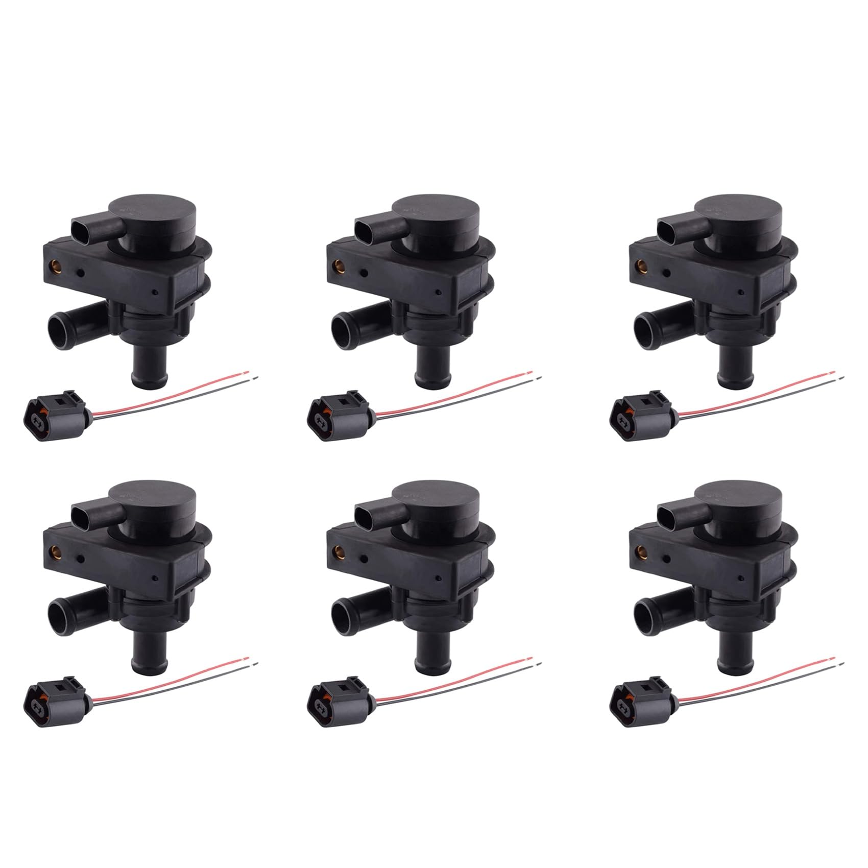 Booso 6X Auto Zusatz KüHl Wasser Pumpe für Golf A3 1K0965561J von Booso