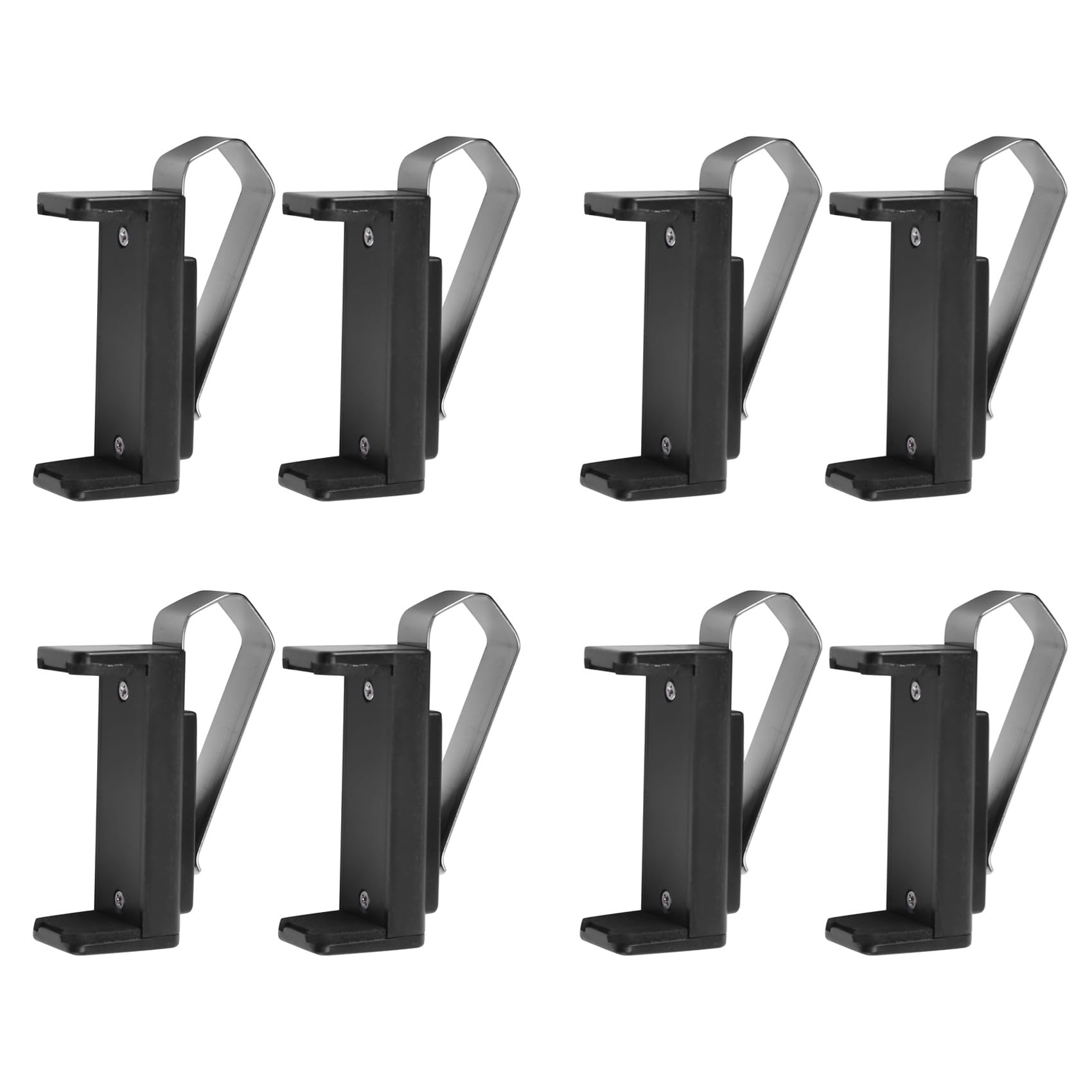 Booso 8 StüCk Auto SchlüSsel Garagen SchlüSsel Remoter Halterung Auto Sonnen Blende Clip Halter Auto Befestigungs Clip Halterung Schwarz von Booso